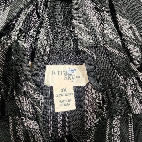 NEW Terra & Sky Women's Plus Peasant Tiered Long Sleeve Maxi Dress Size‎ 2X - Picture 9 of 13